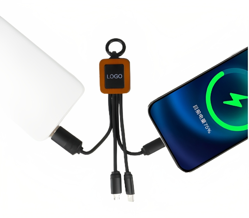 6 inch Eco-friendly LED Multifunction Type-C Charging Cable 5