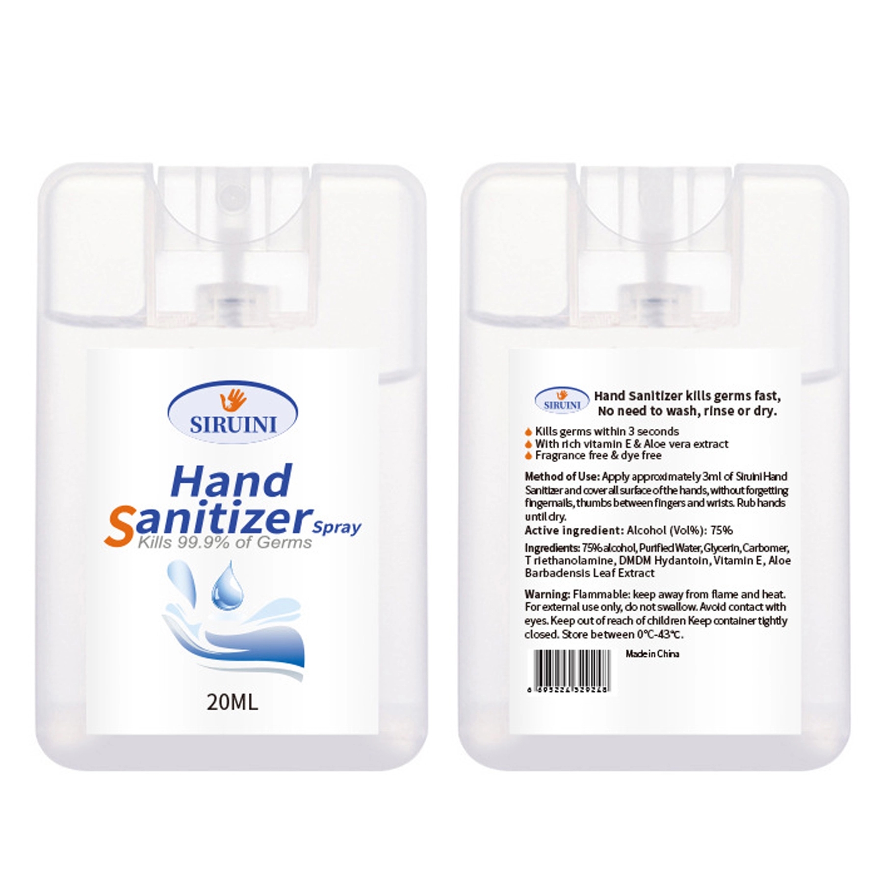 Custom Credit Card Alcohol Hand Sanitizer 3