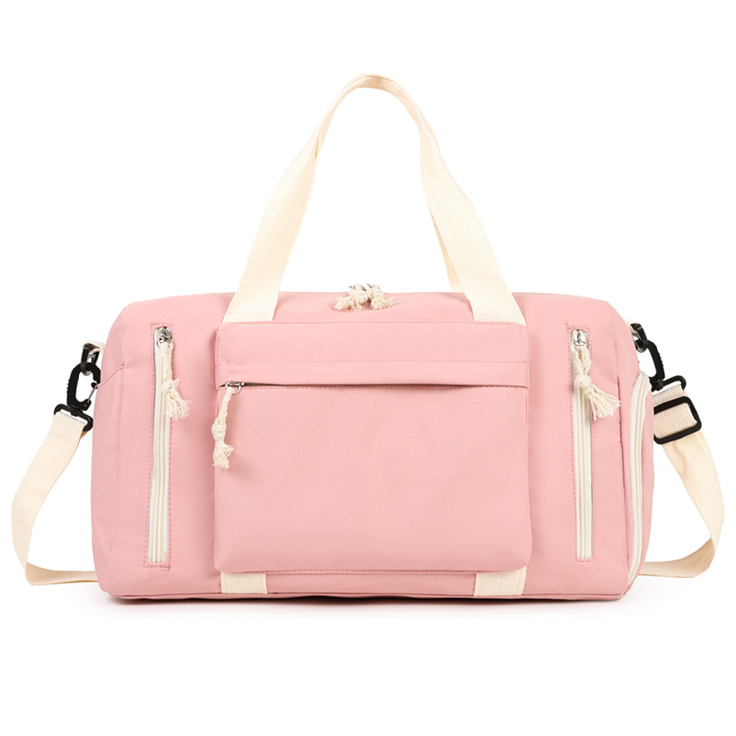 Crossbody Polyester Duffel Bag w/ Shoe Compartment 7