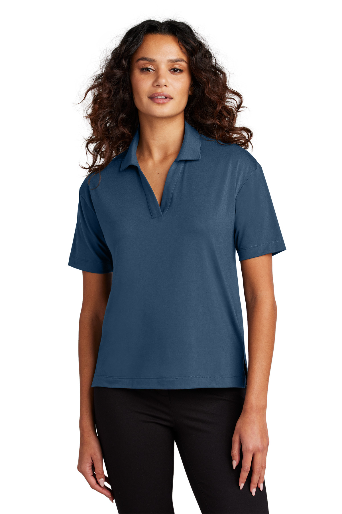 Mercer+Mettle Women's Stretch Jersey Polo MM1015 41