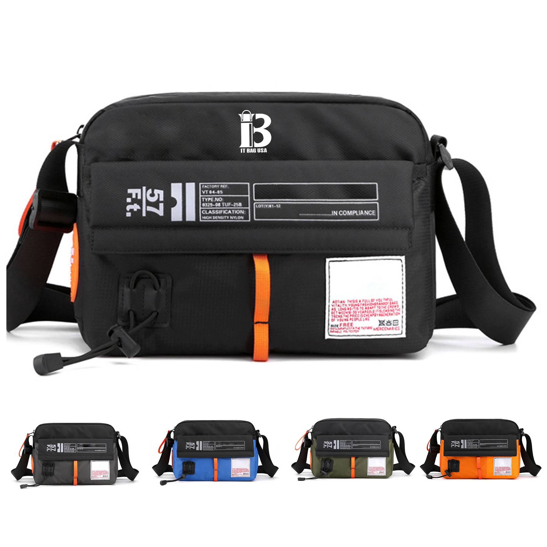 Nylon Outdoor Leisure Cross-body Bag 8