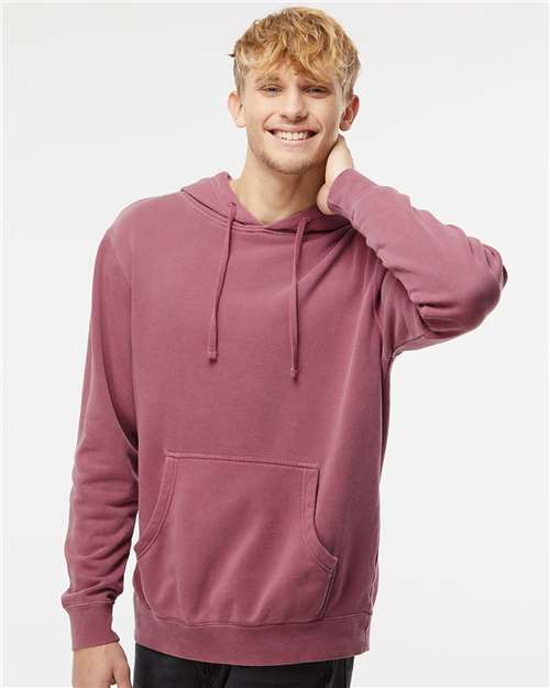 Unisex Midweight Pigment-Dyed Hooded Sweatshirt - PRM4500 1