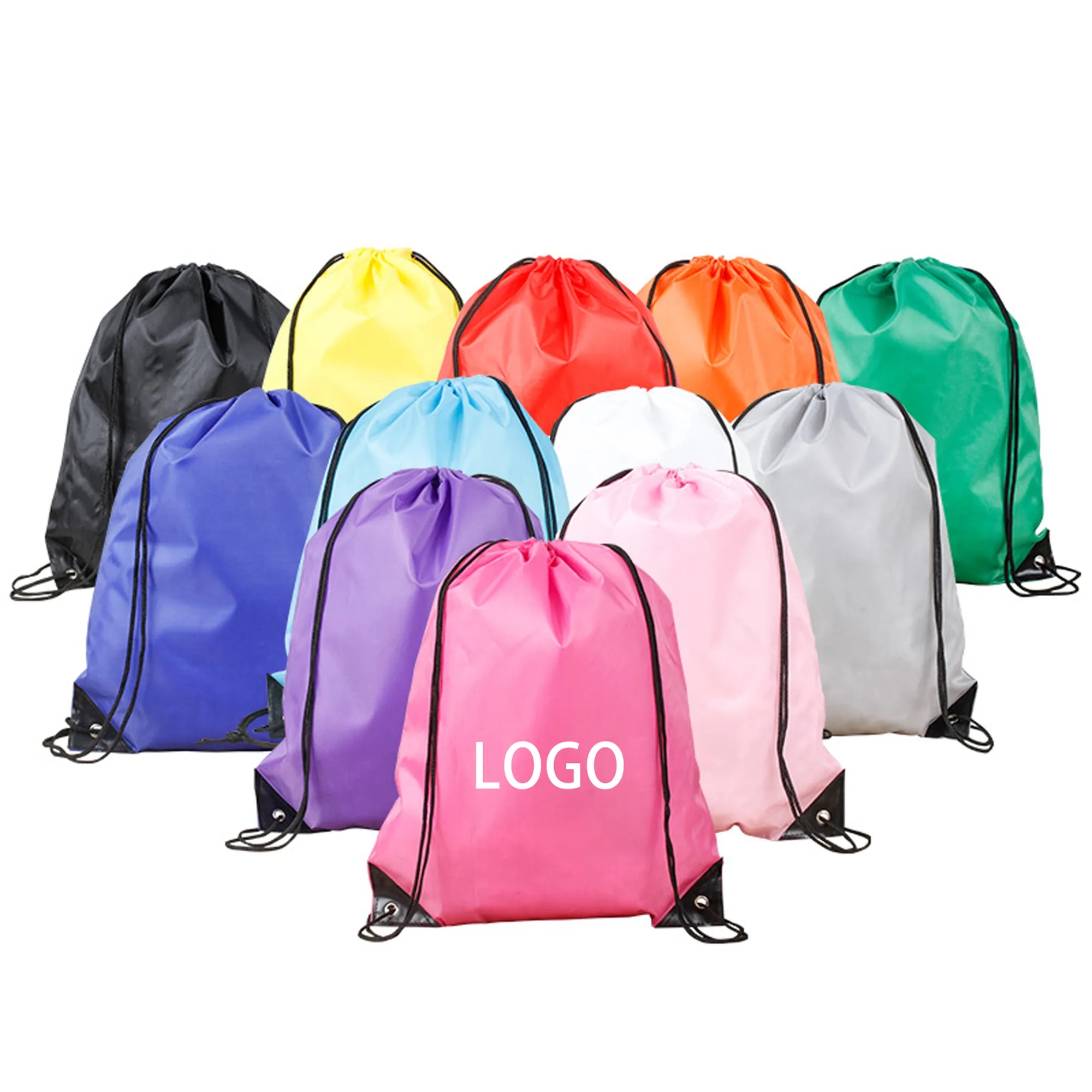 210D Polyester Drawstring Backpack