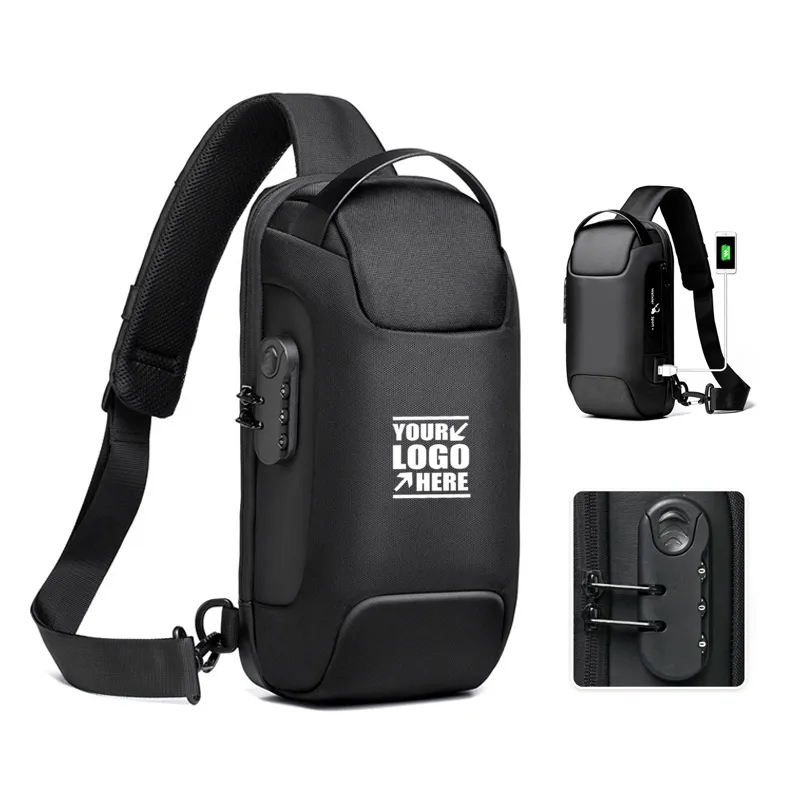 Anti-Theft Sling Bag with Lock 6