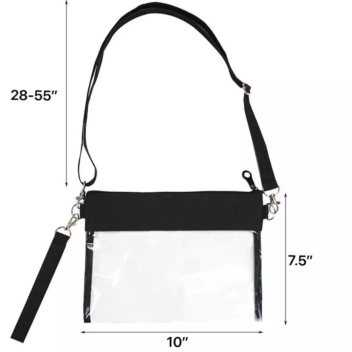 Transparent PVC Crossbody Purse 2