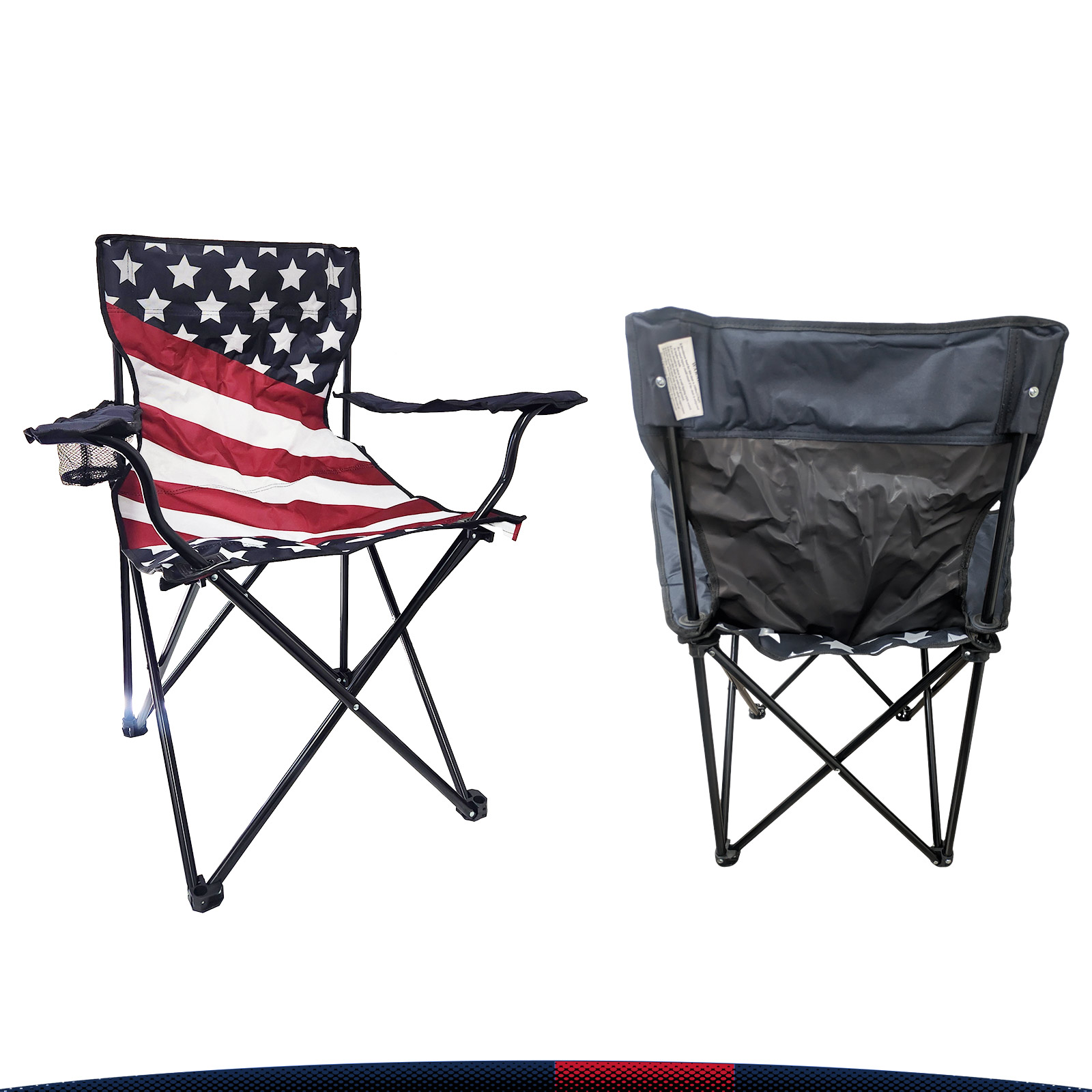 Edmund Patriotic Folding Chair 5