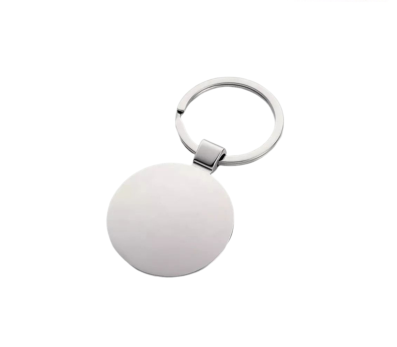 Round Metal Keychain 2