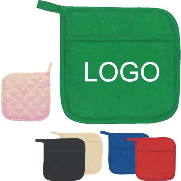 Quilted Cotton Canvas Pot Holder 2