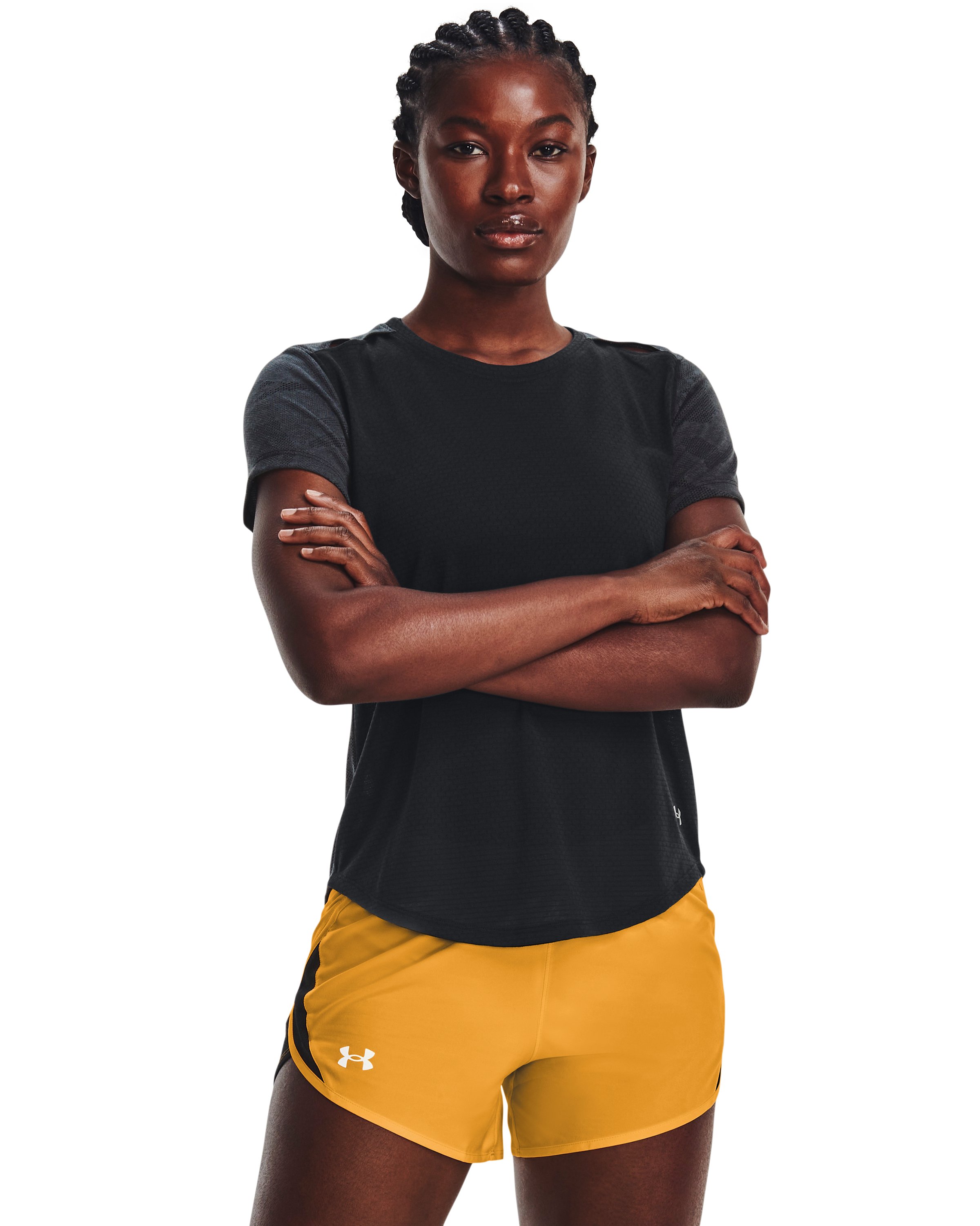 UA Streaker SnowCloud Women's Short Sleeve 2