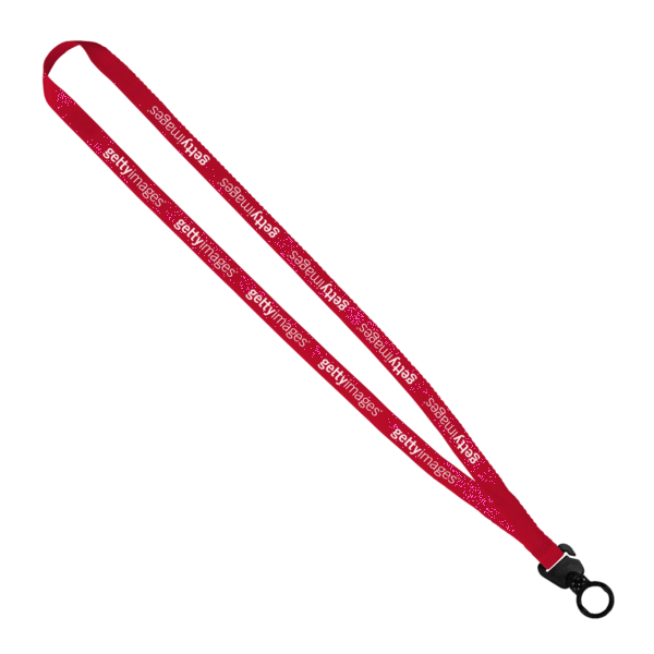 Evolution12 - 1/2" Polyester Welded Lanyard with Trapezoid and Plastic O-Ring 52