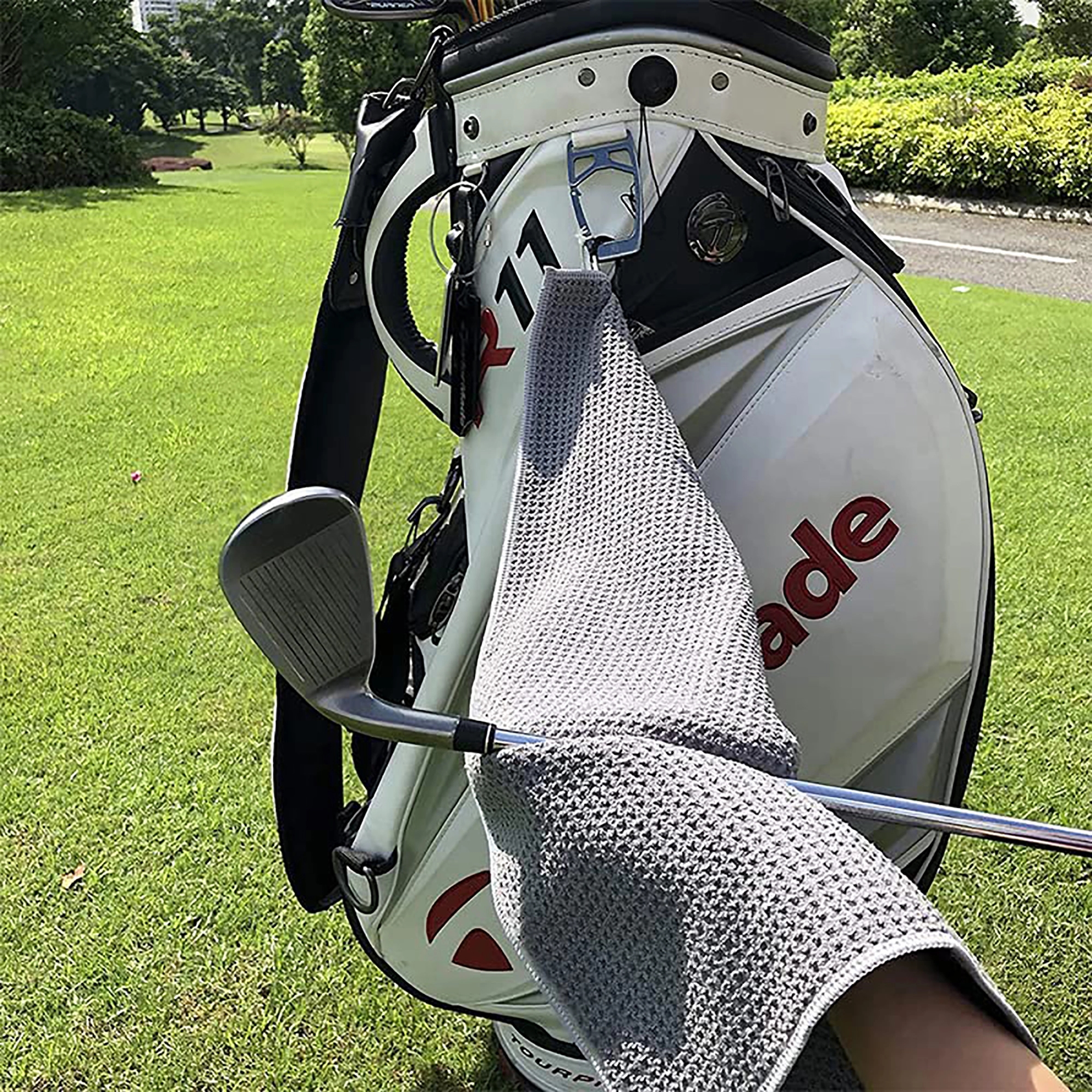 Microfiber Waffle Golf Towel 6