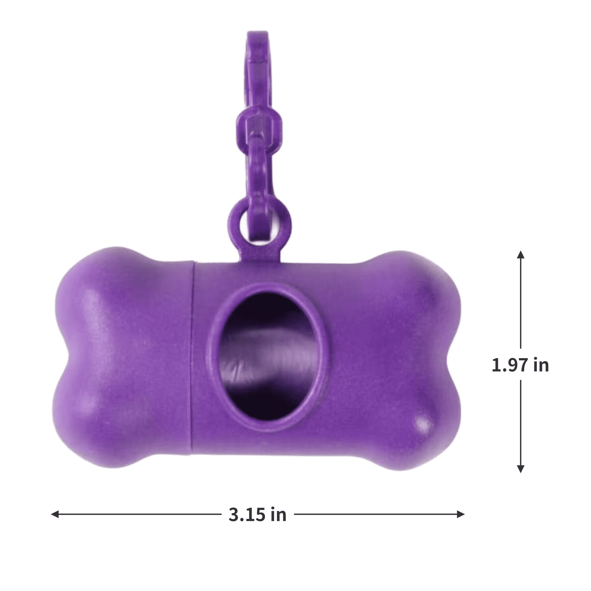 Custom Logo Bone Shaped Pet Waste Dispenser 3