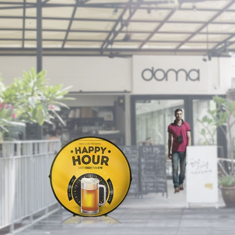 Circle Flexi-Billboard™ - Pop Up Banner Kit - 47.50"Dia. 4