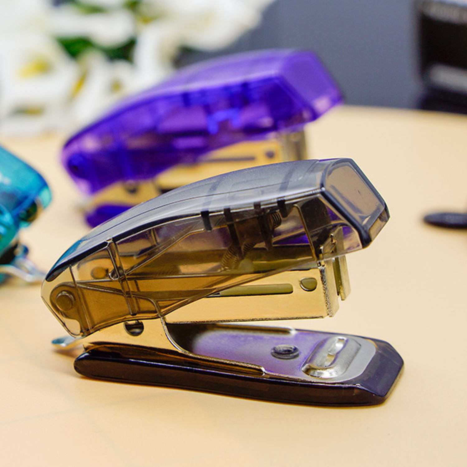 Portable Cute Mini Small Stapler Student Office 6