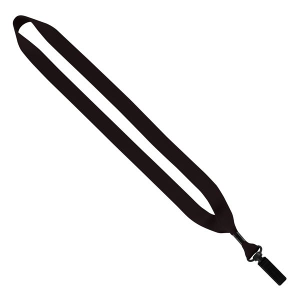 3/4" Polyester Lanyard with Bulldog Clip 32