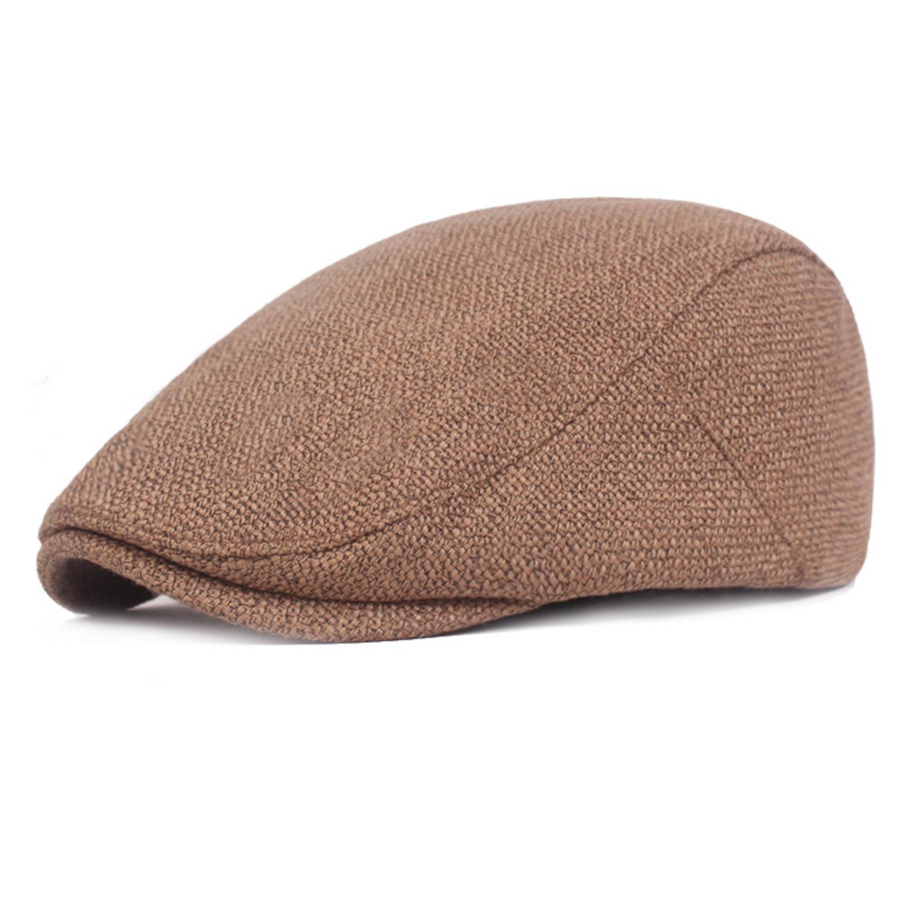 Men's Linen Newsboy Flat Cap 4