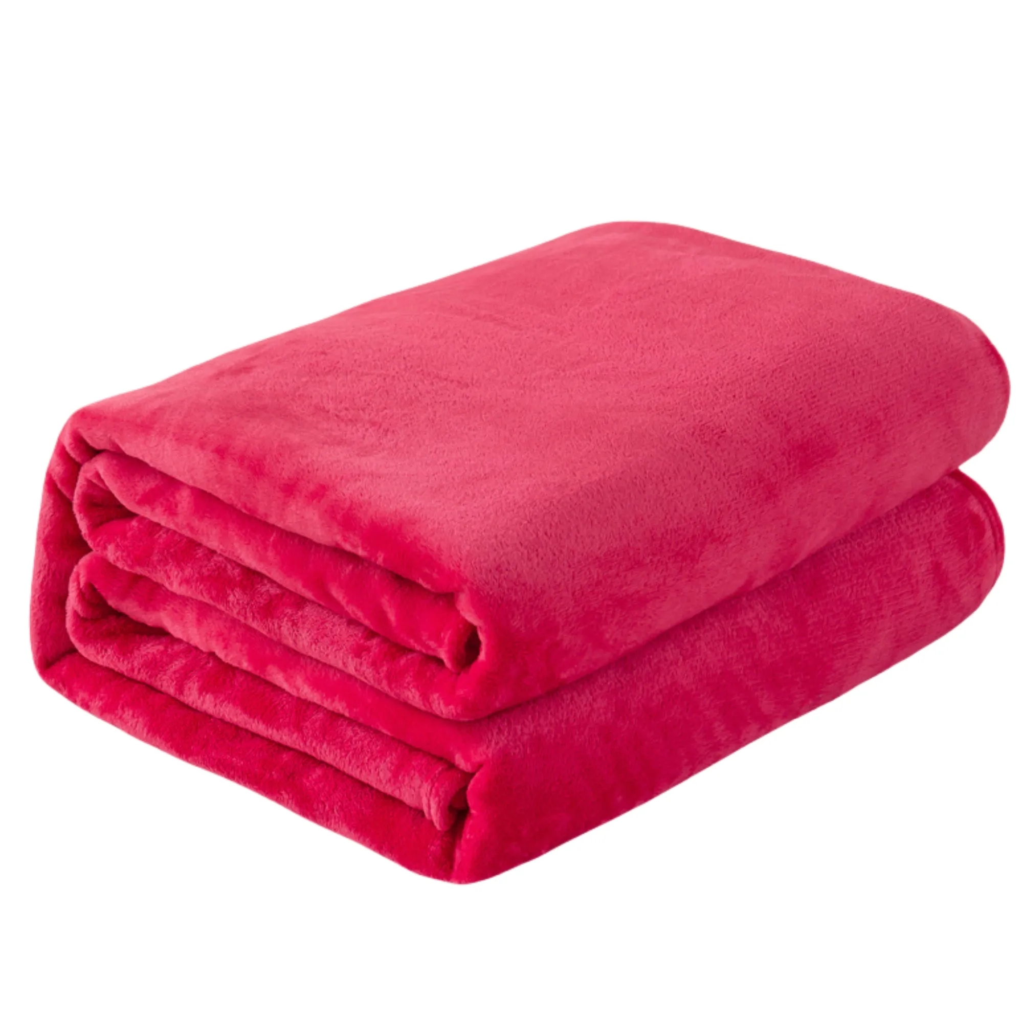 Classic Solid Color Flannel Thin Blanket 23