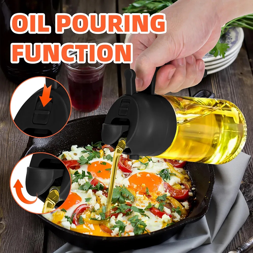2 in1 Oil Sprayer for Cooking 16oz 6
