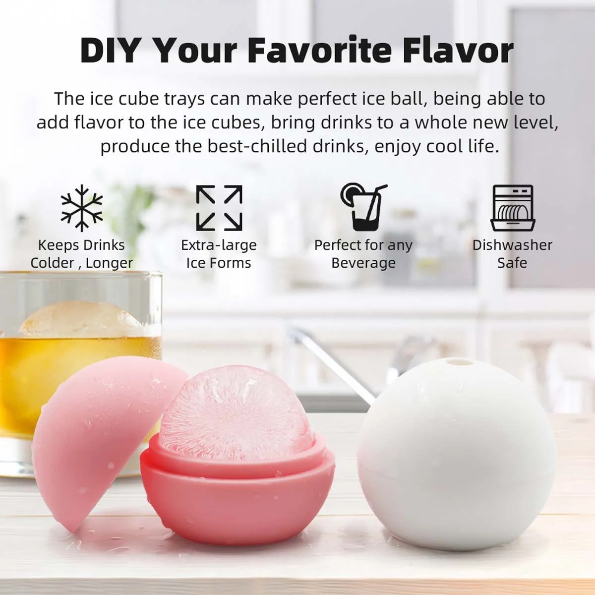 2.5 Inch Round Ice Cube Molds 3