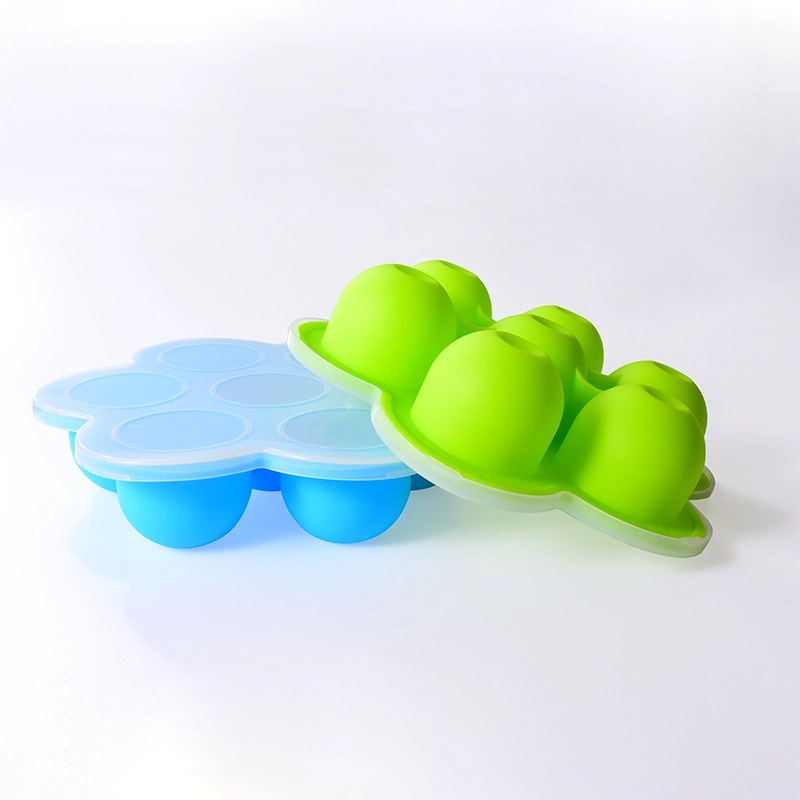 Custom Silicone Baby Food Storage & Ice Freezer Tray 6
