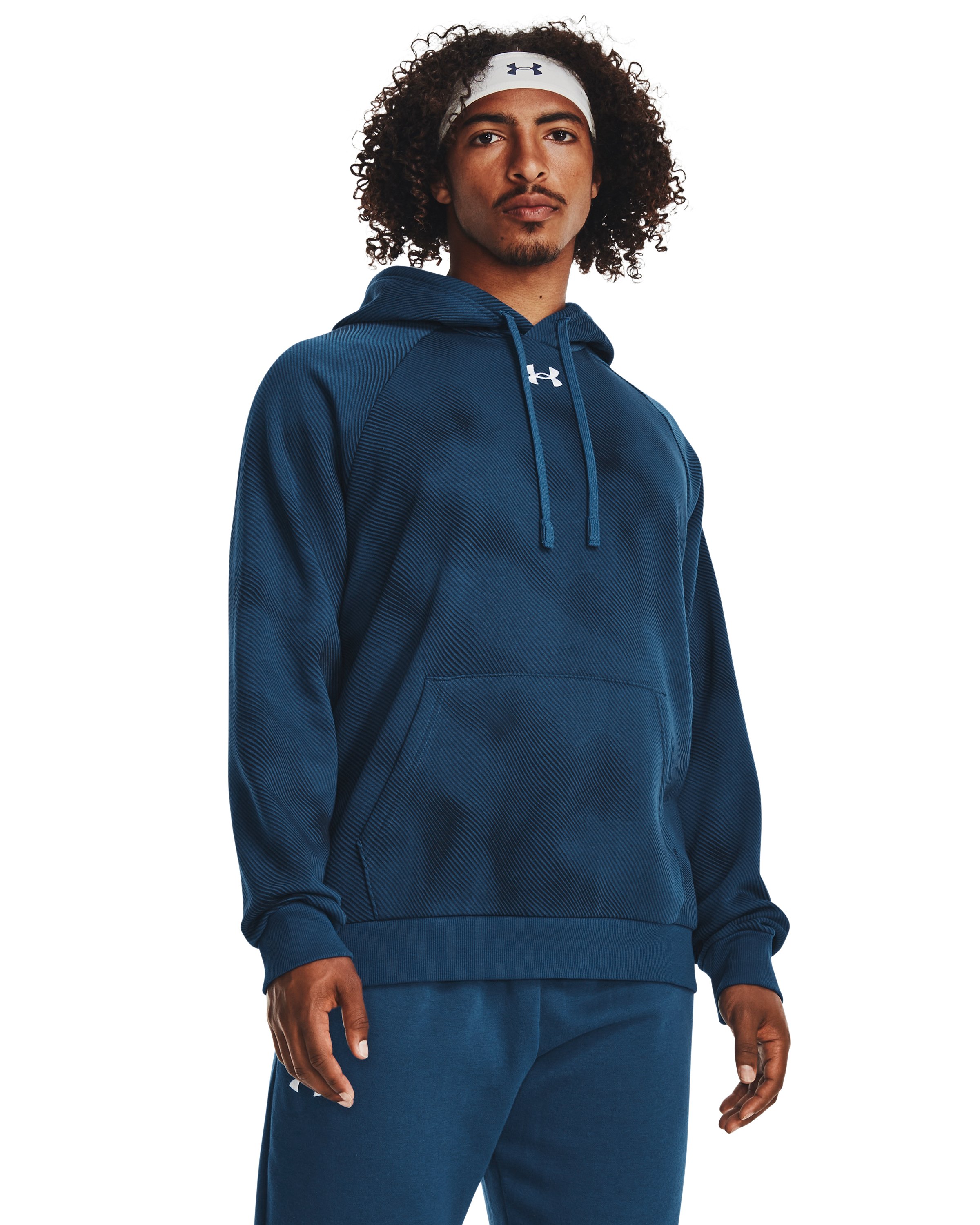 Men's UA Rival Fleece Printed Hoodie 5