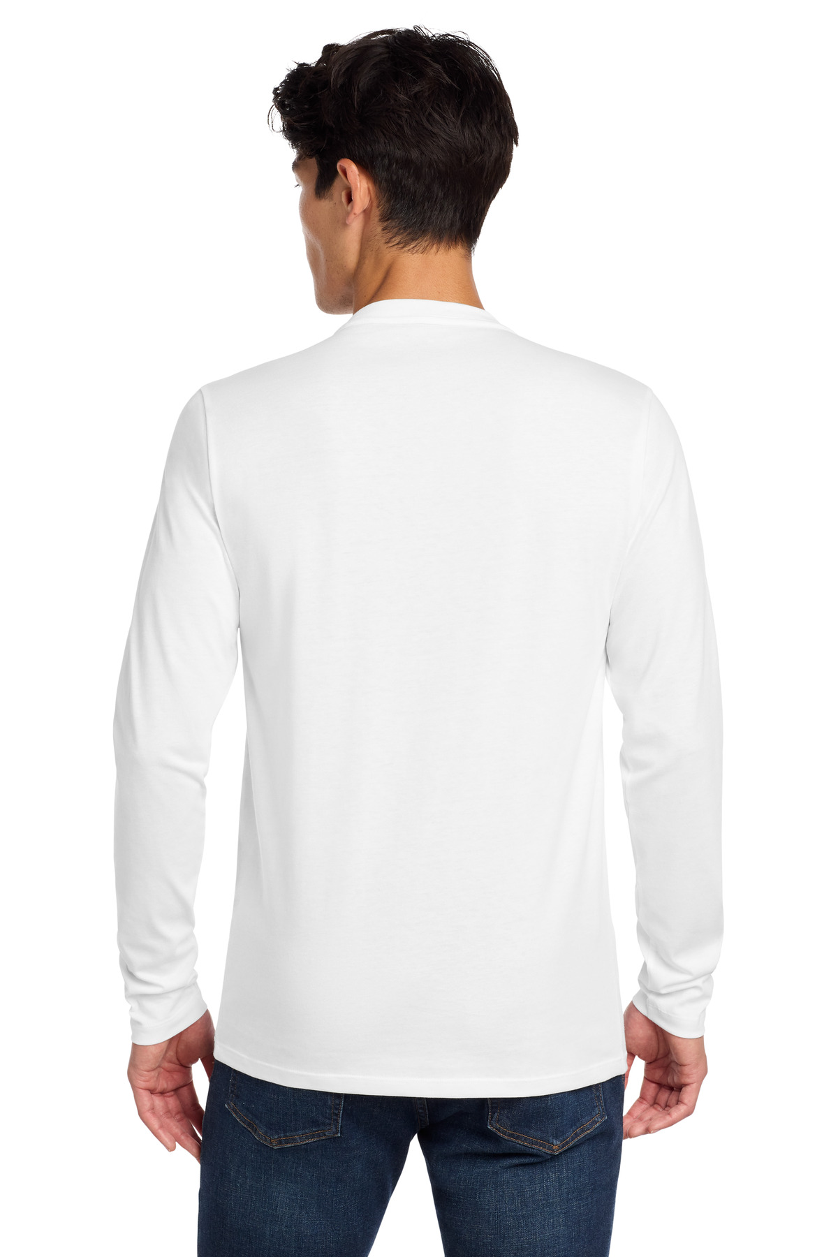 New Era Heritage Blend Long Sleeve Crew Tee. NEA102 58