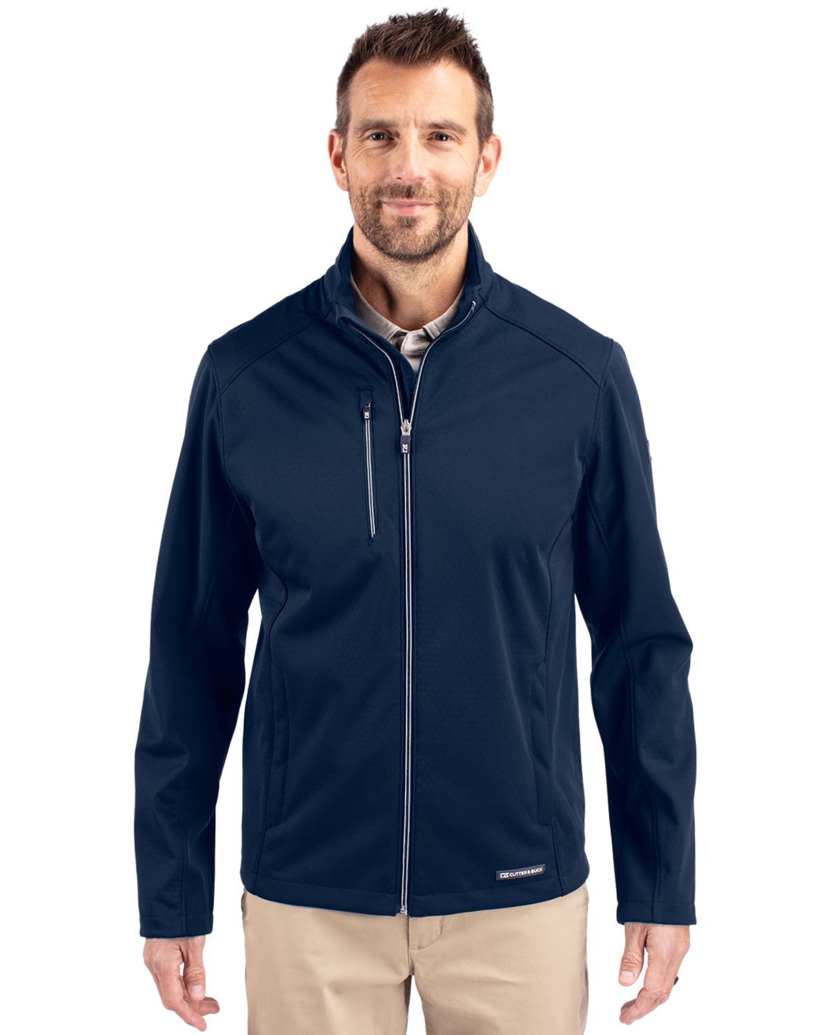 Cutter & Buck Evoke Recycled Honeycomb Fleece Mens Full Zip Jacket 23