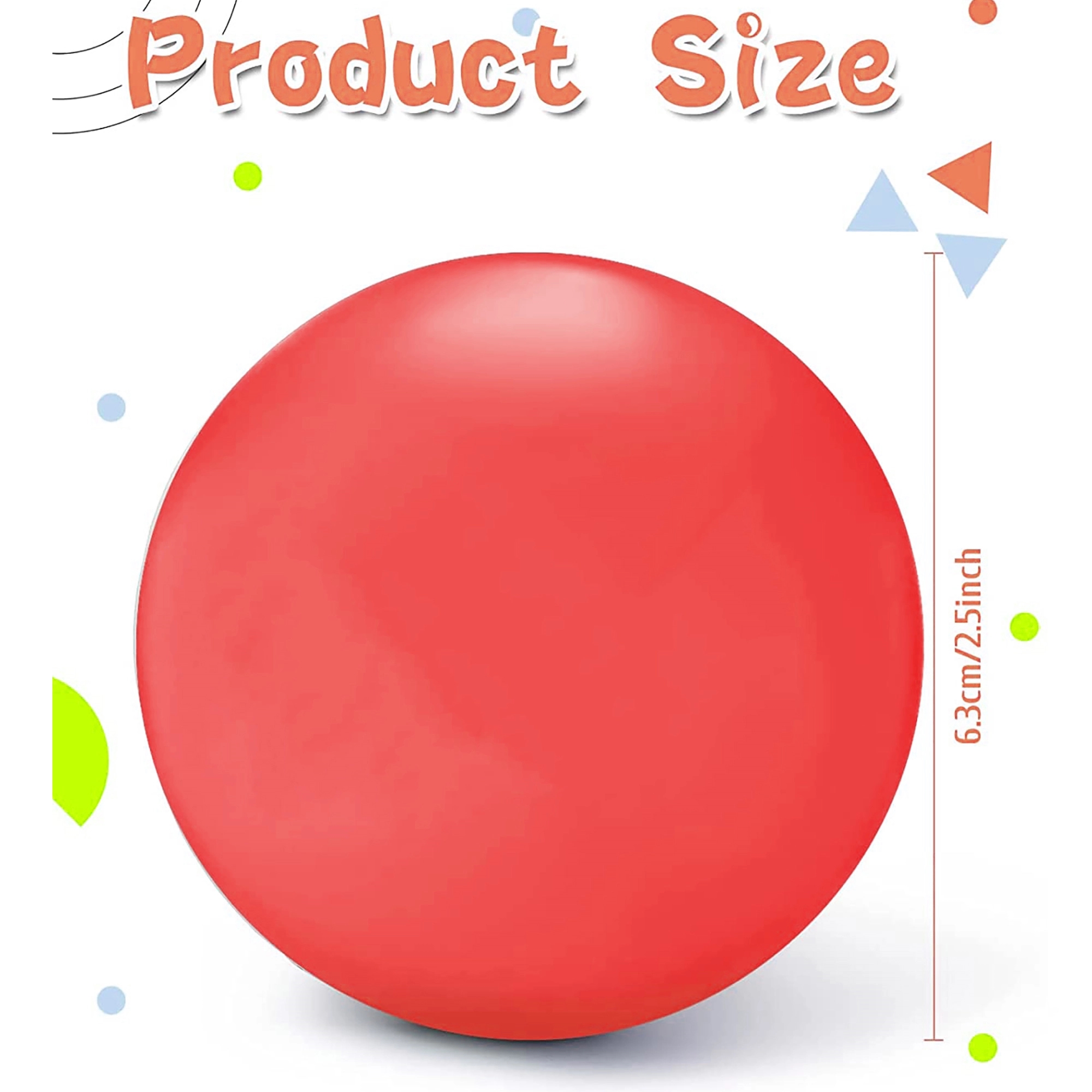 2.5" PU Round Stress Reliever Ball 1