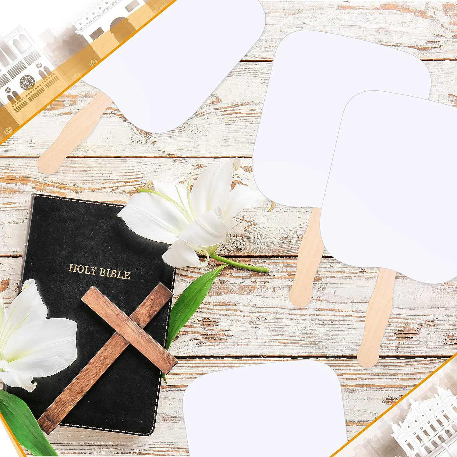 Paper Hand Fan, Wooden Hand Fan 8