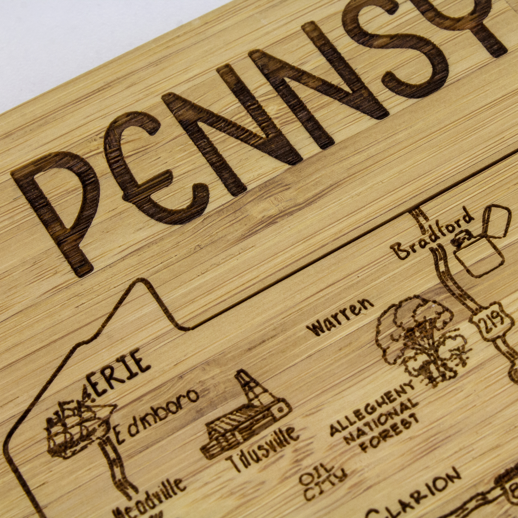 Pennsylvania Puzzle Coaster Set 2