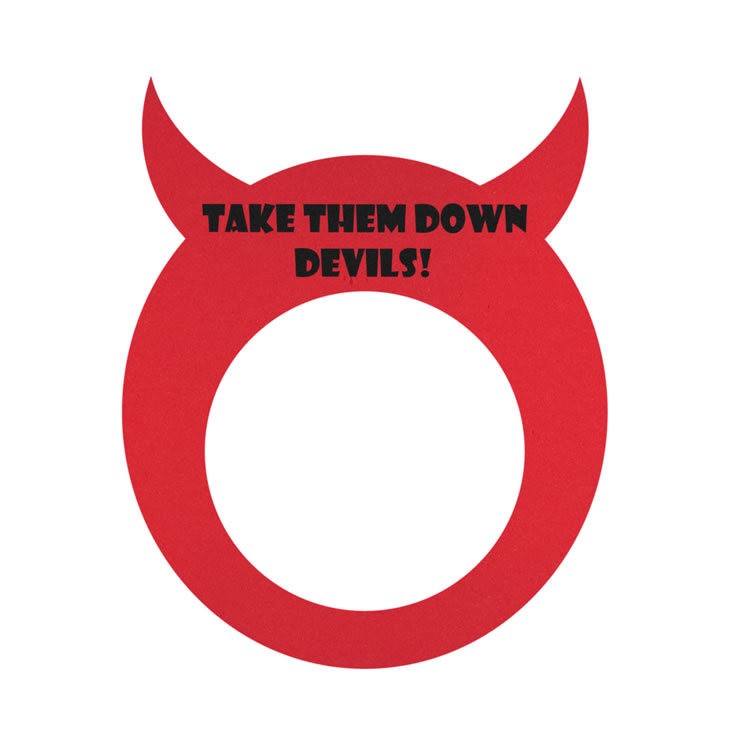 10" Foam Devil Horns Visor 13