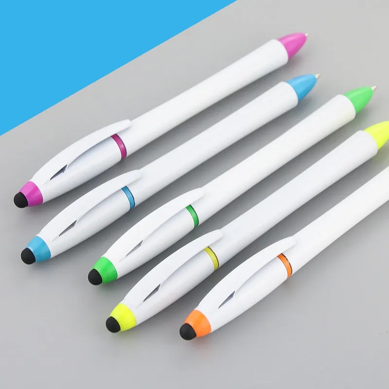 Imprinted Stylus Highlighter Pen Combos 6