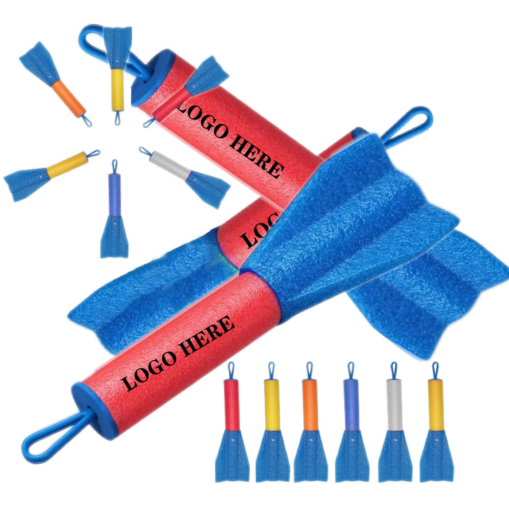 Mini Blast Foam Bungee Rocket Toy 3