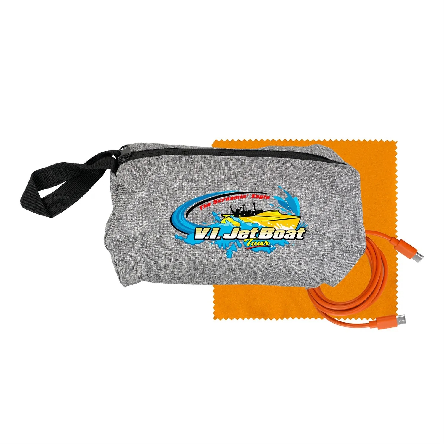 Travel C to C Cable & Cloth Set 16