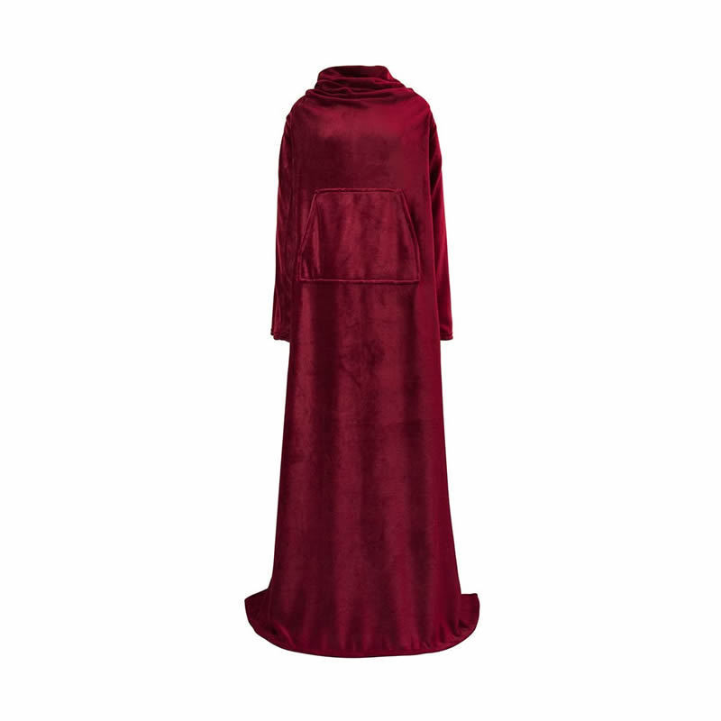 Wearable Fleece Blanket Hoodie 4