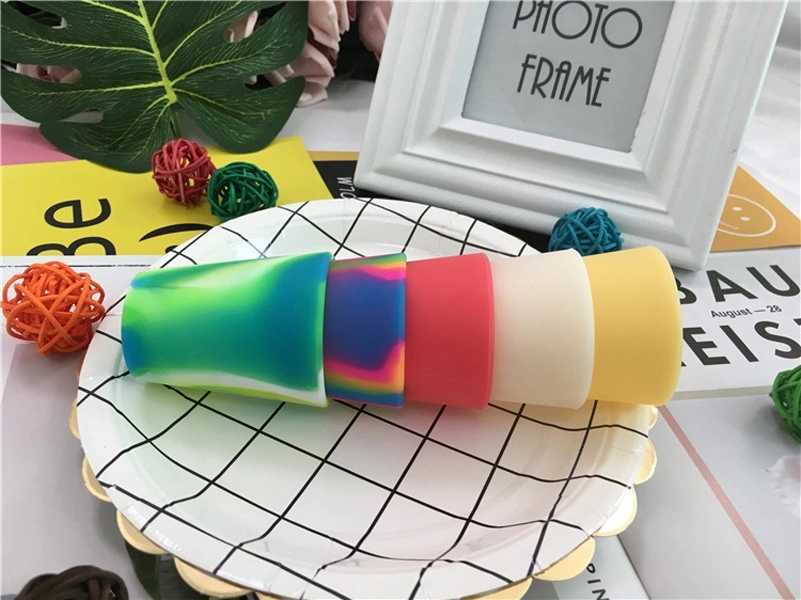 Colorful Silicone Unbreakable Wine Glasses Stemless Cup 3