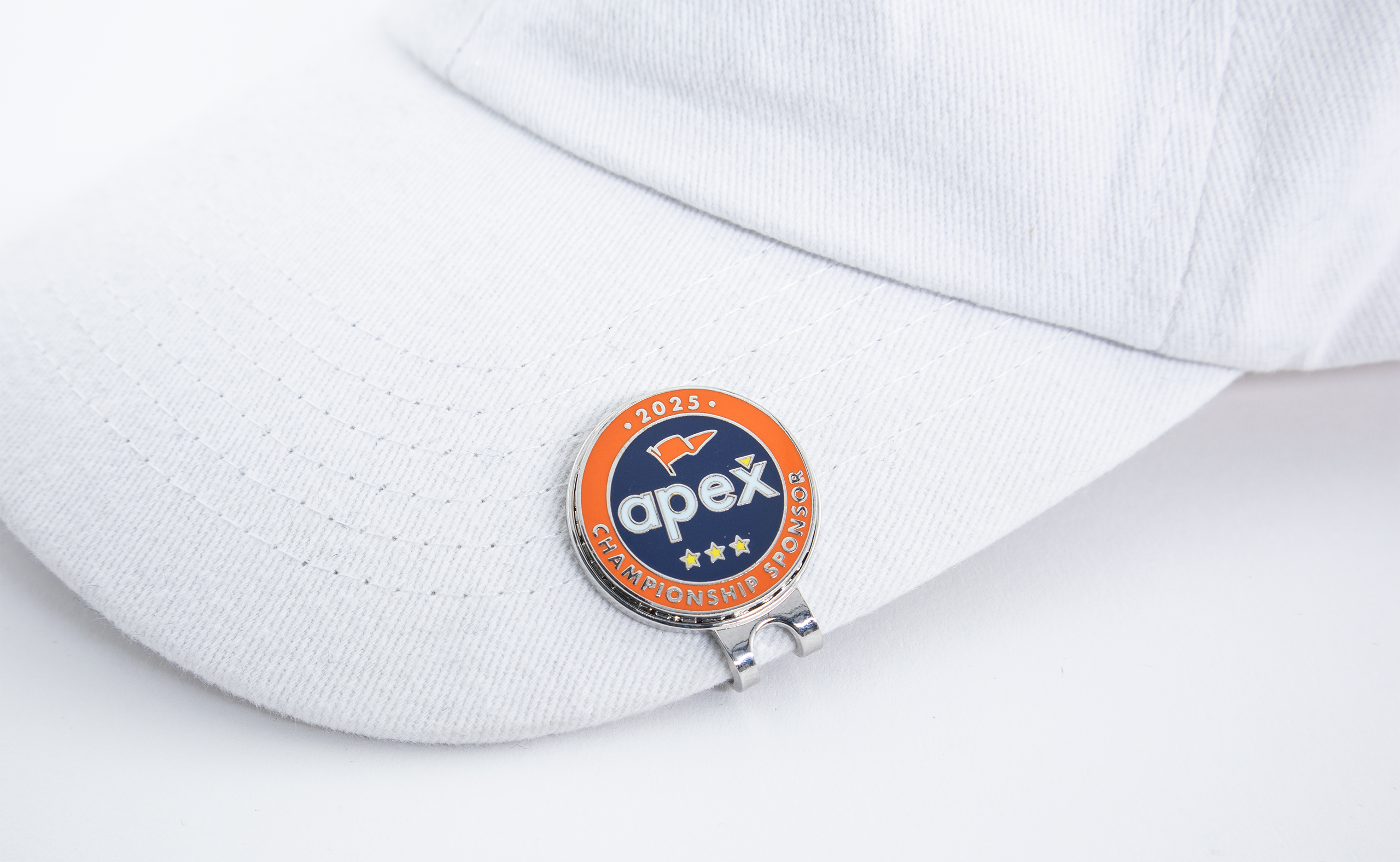 Golf Ball Markers with Hat Clip