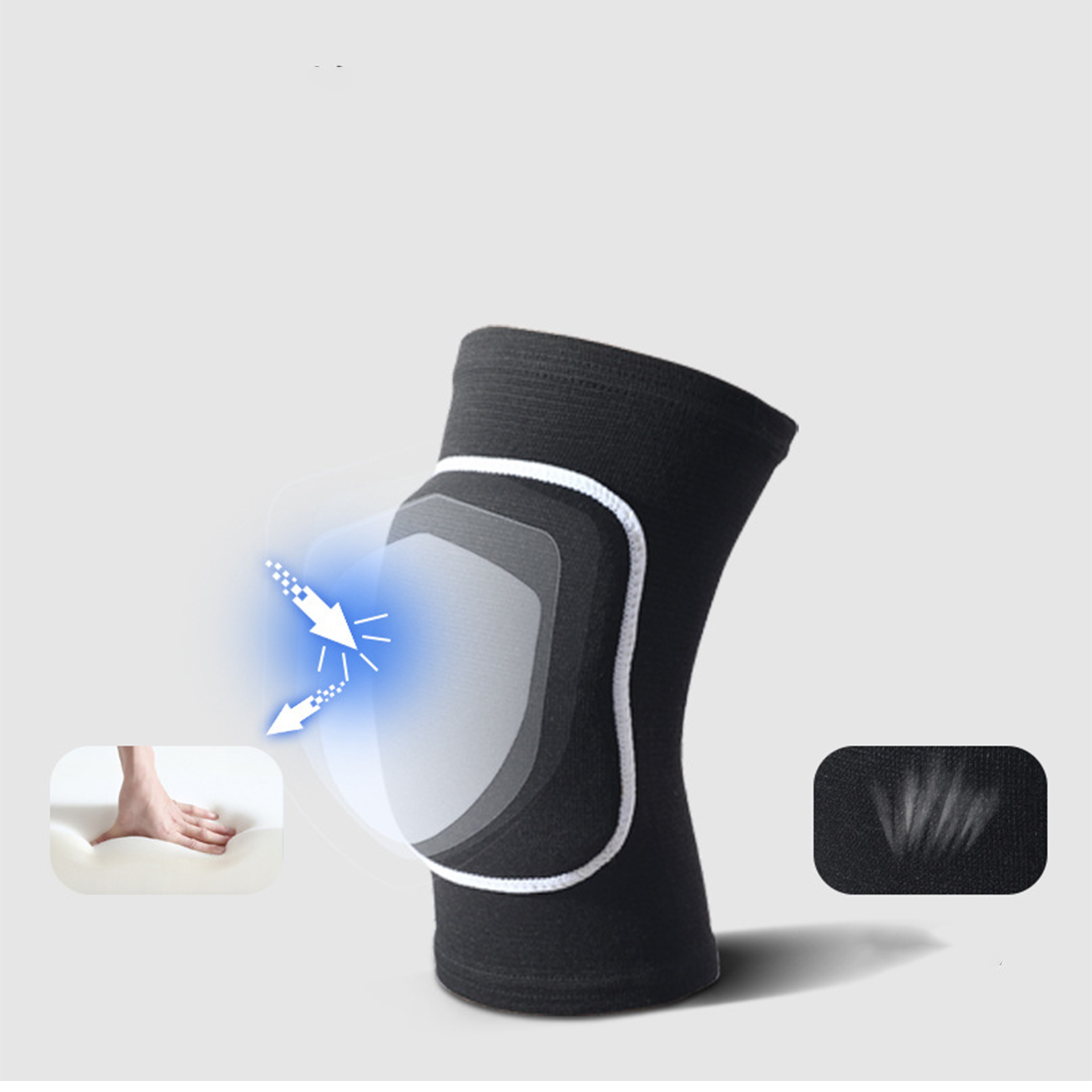 Extra-Thick Padded Knee Pads for Dance and Fitness 4