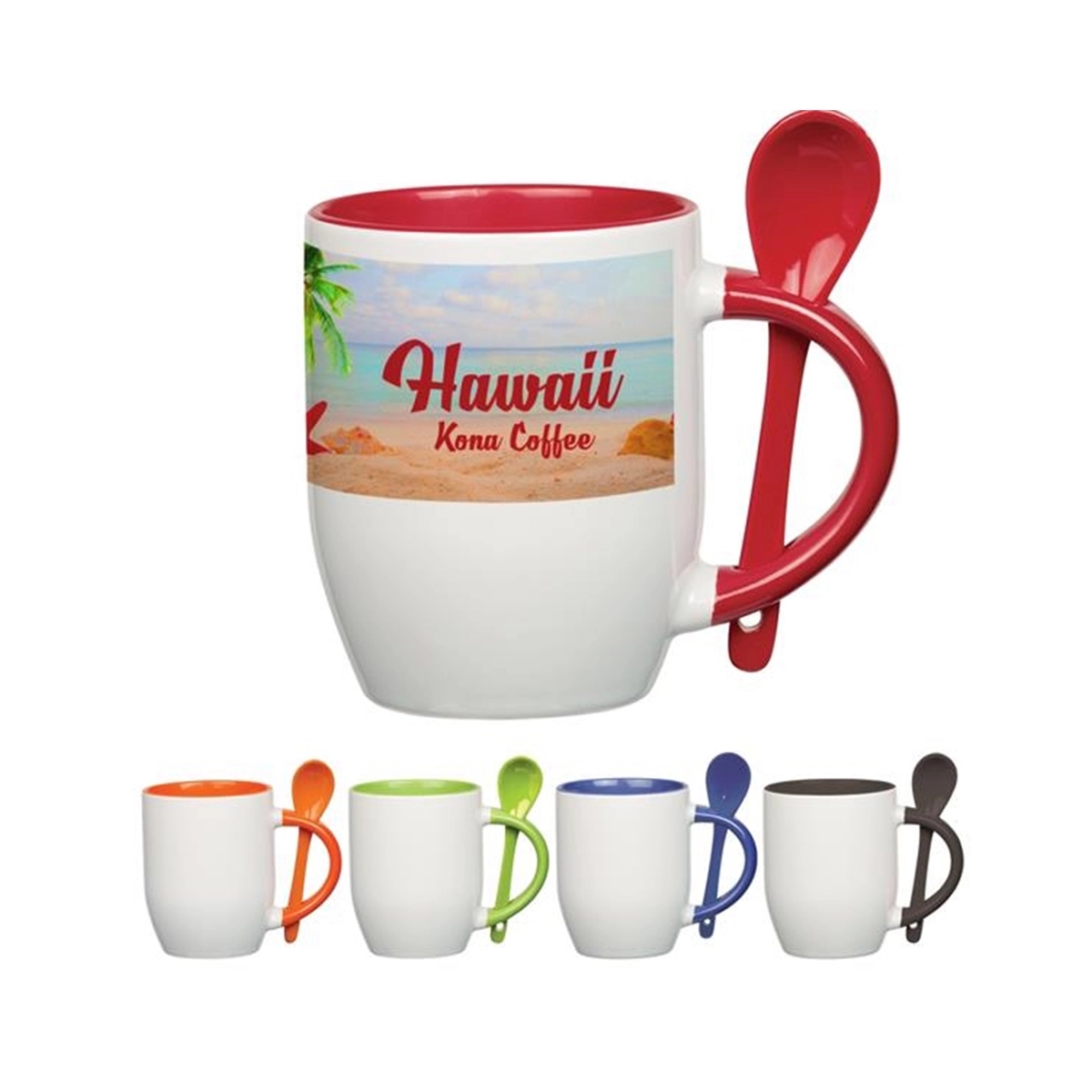 Coffee Mugs With Spoons 3