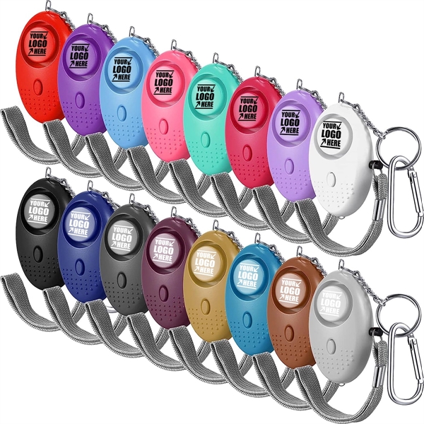 Custom LED Light Emergency Self-Defense Alarm Keychain