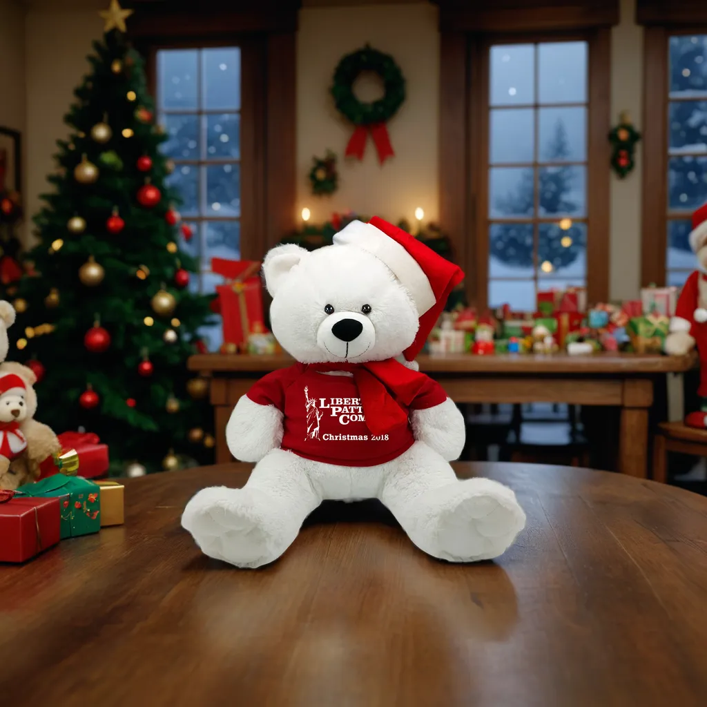 EQP 96+ Christmas 20" Large White Bear 2
