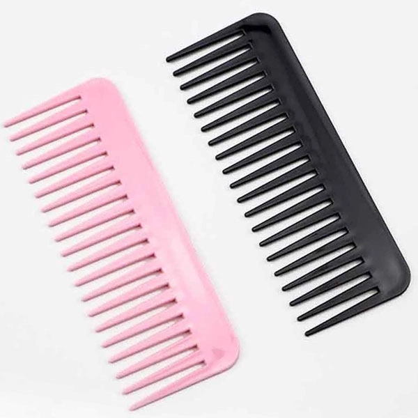 Plastic Wide tooth Hair Comb 4
