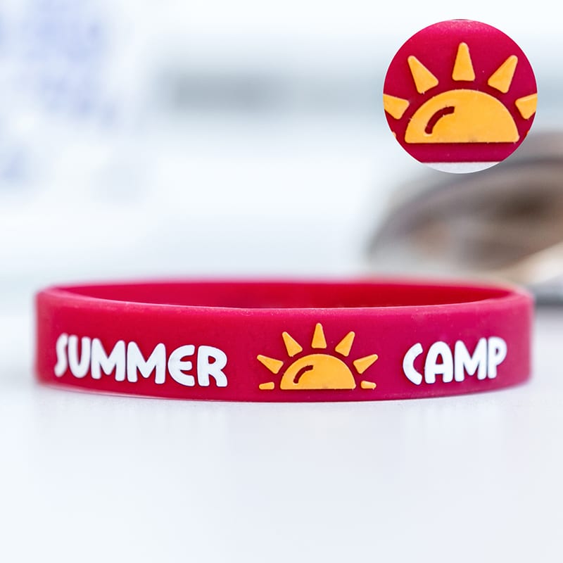 Embossed Printed Wristbands 12
