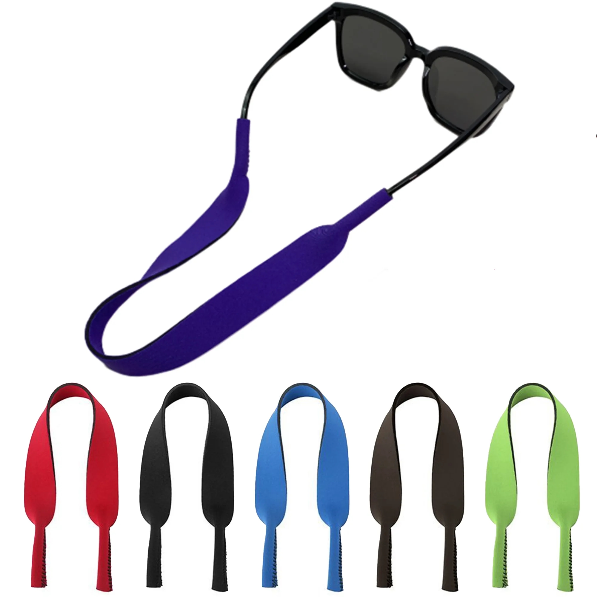 Full Color Neoprene Eyeglass Sunglass Straps 2