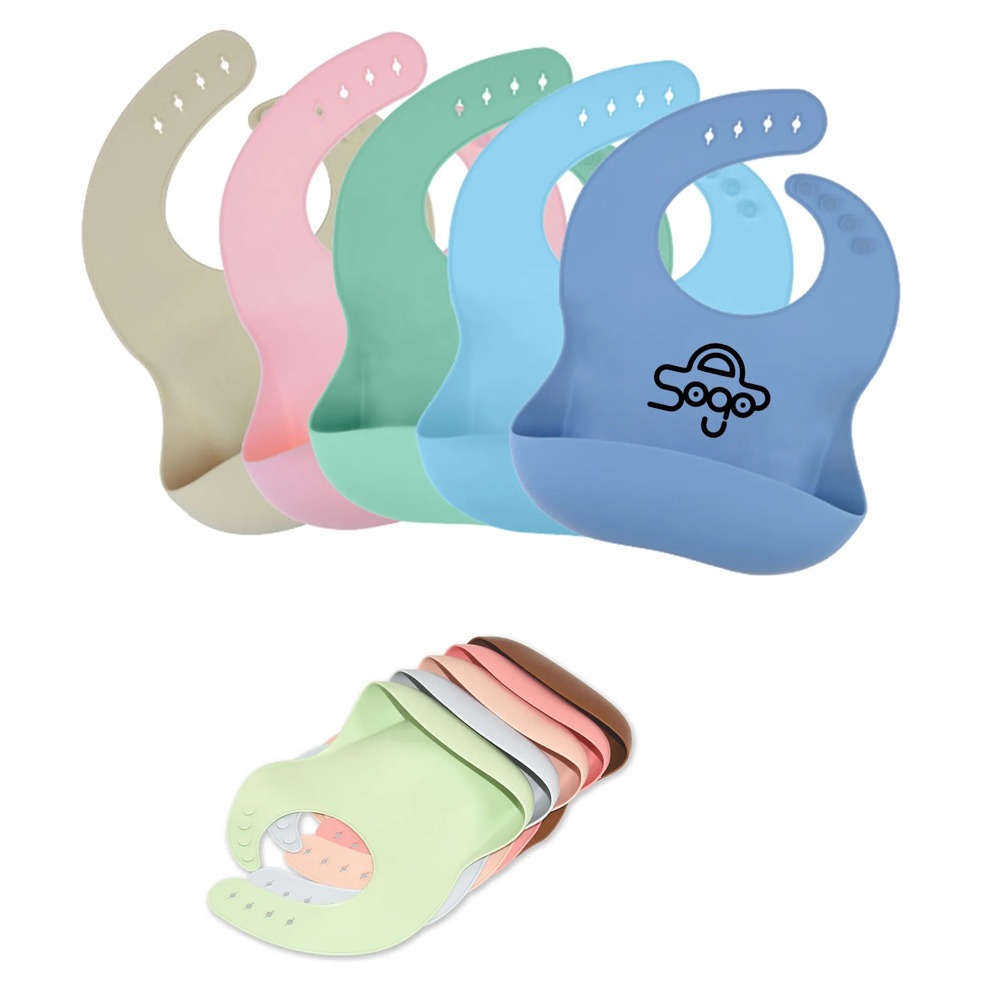 Silicone Baby Bibs MOQ 50 3