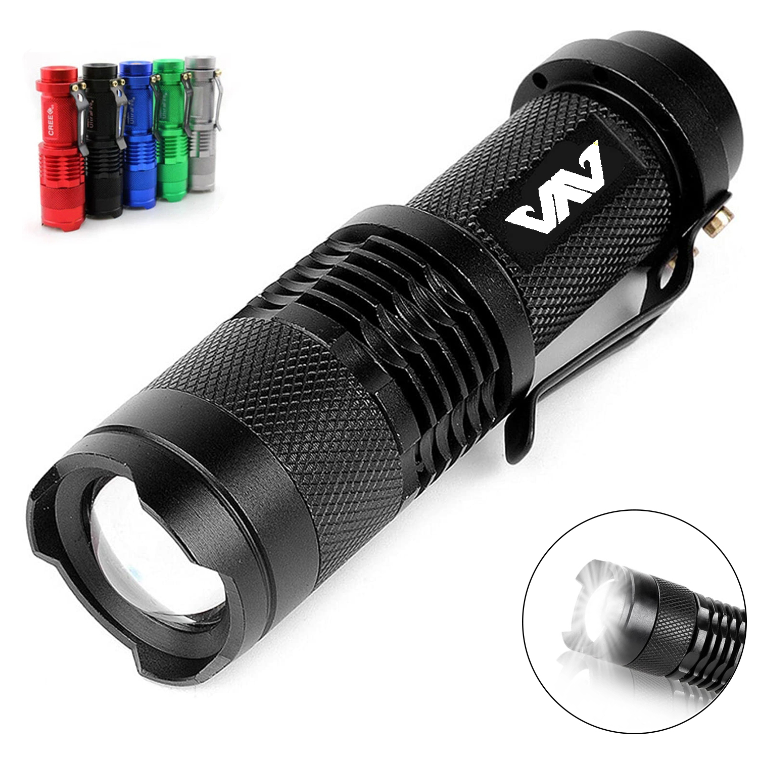 Stepless Zoom Flashlight 3