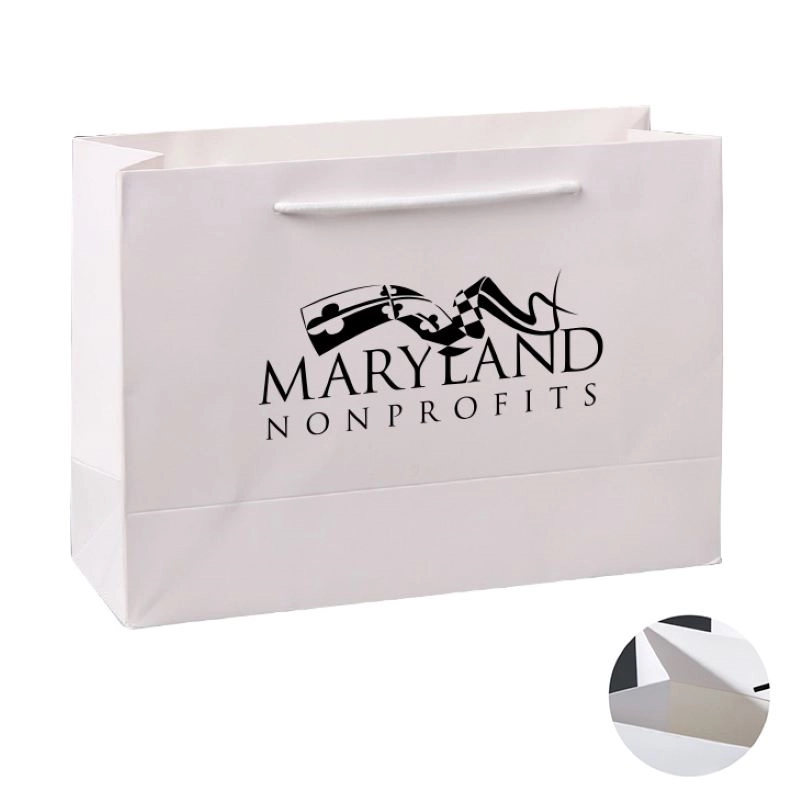 White Kraft Eurotote Bag 1
