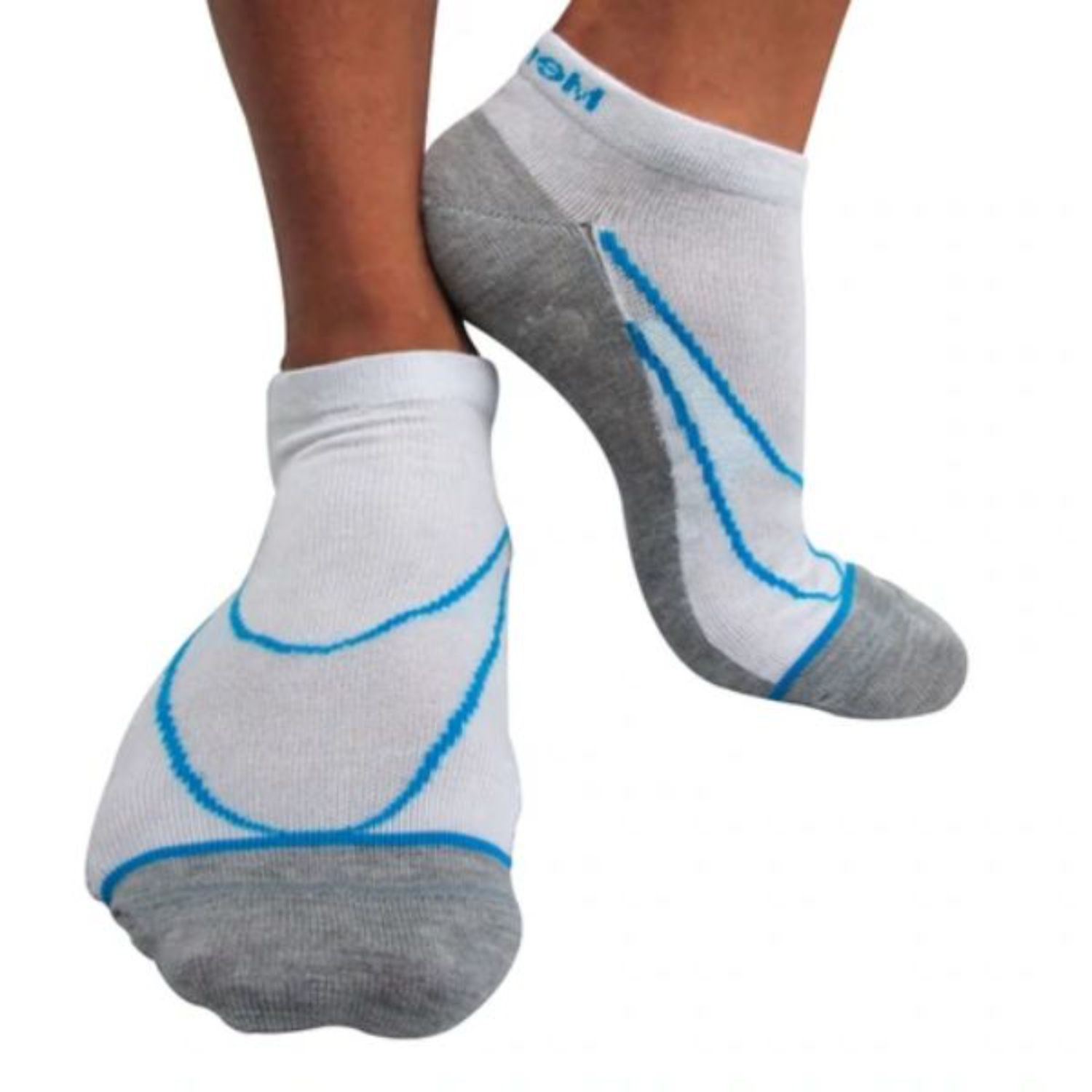 Cushioned low cut knitted athletic socks, 144 needles 4