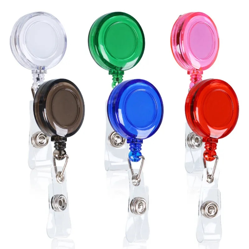 Round Retractable Badge Holders 2