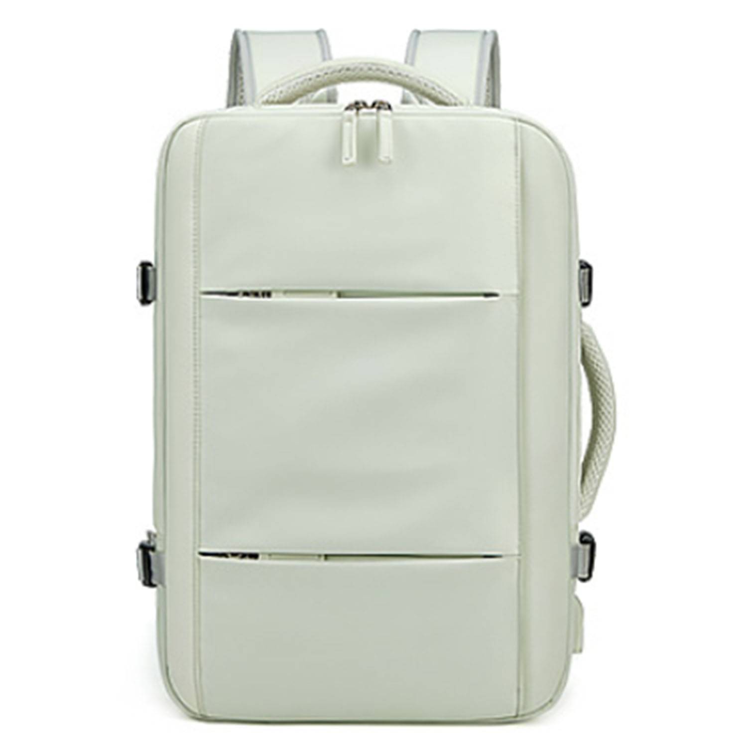 Nylon leisure travel expandable backpack 4